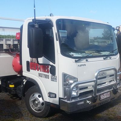 A Large White Truck — Otto’s Tyres in Ingham, QLD