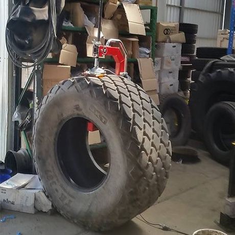 A Single Large Truck Tyre — Otto’s Tyres in Ingham, QLD