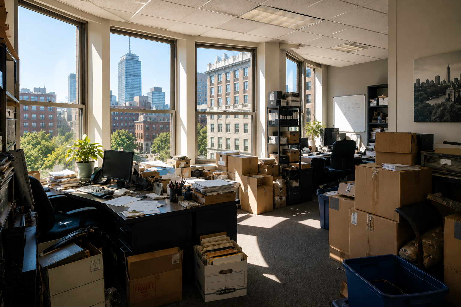 office cleanout services Boston