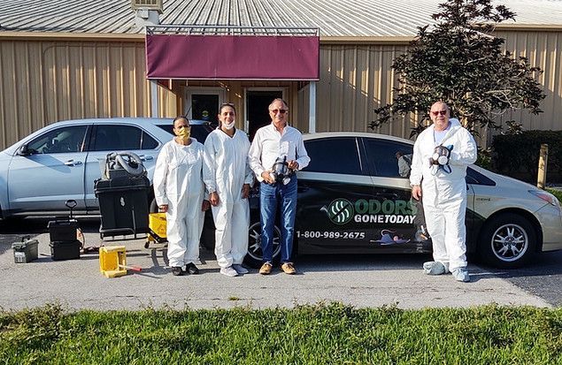 People Wearing Protective Equipment and Suit | Fort Pierce, FL | Odors Gone Today
