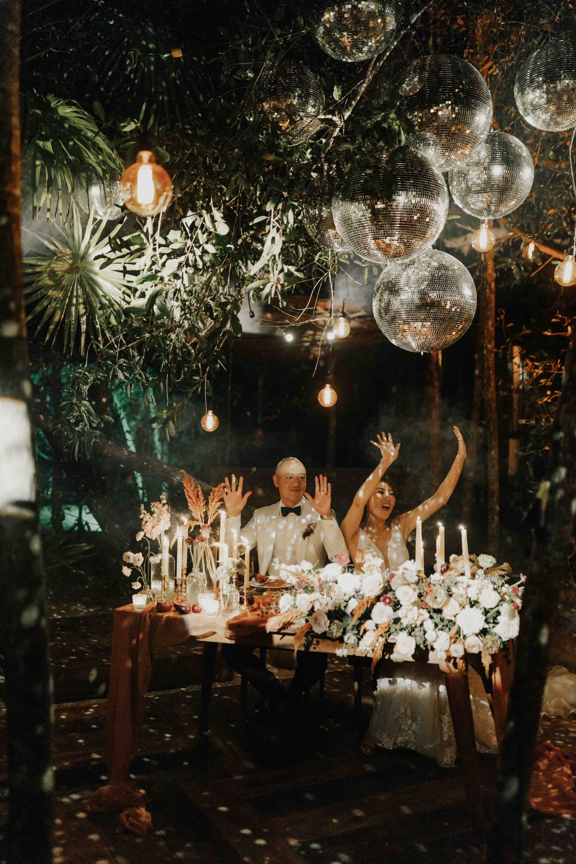 Wedding at WILD Tulum restaurant