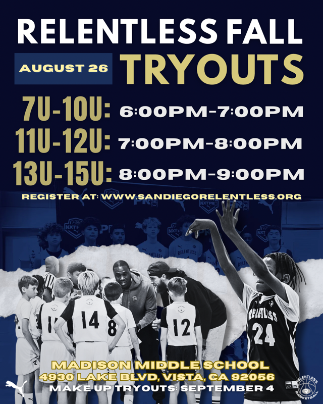 High School Tryouts Flyer