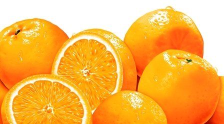 Set of oranges