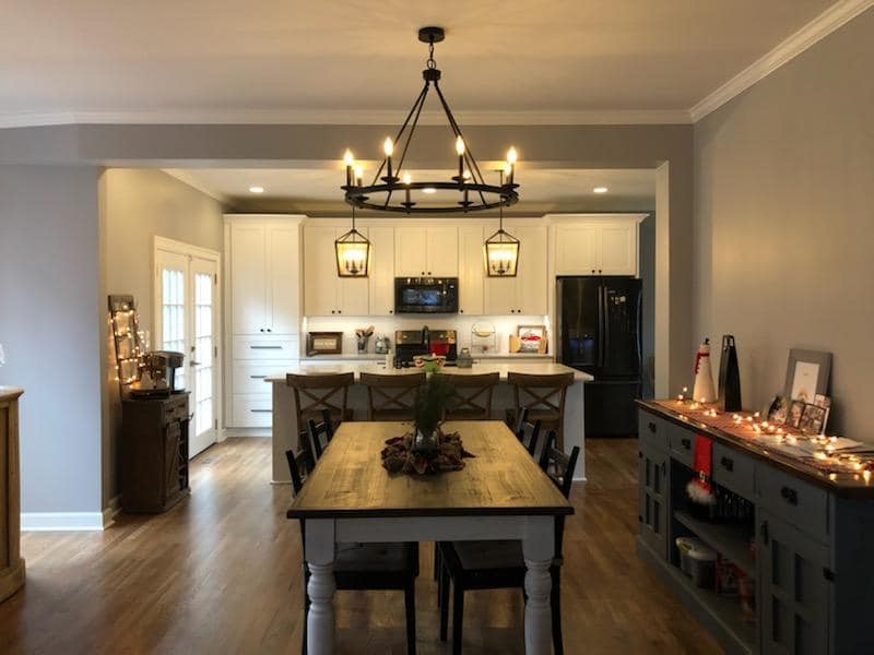 Kitchen with New Lights – Atlanta, GA – TrueVolt Electrical