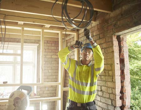 Electrical Wiring Being Installed – Atlanta, GA – TrueVolt Electrical