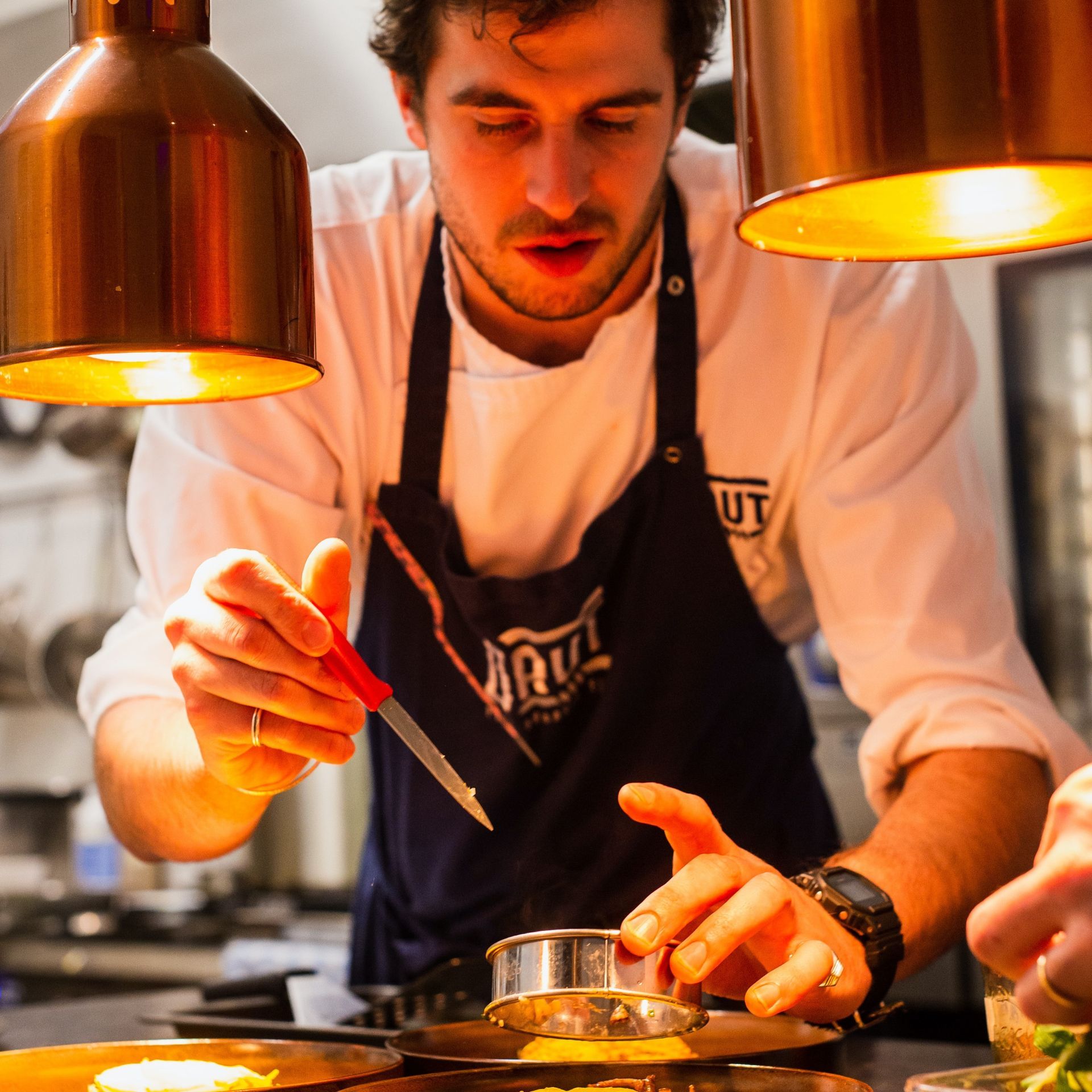 WHAM Recruitment chef during service