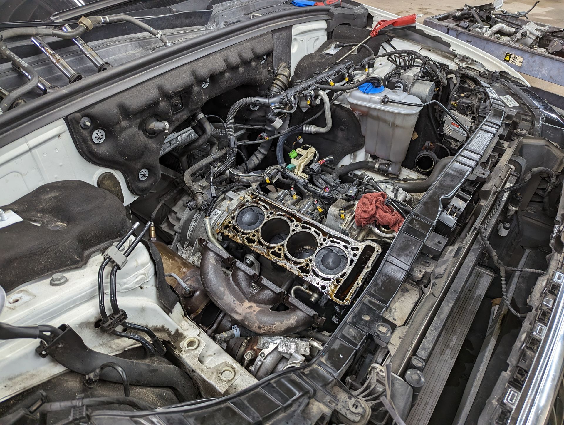 Audi Engine Bay | Autopia Auto Repair - Bloomington