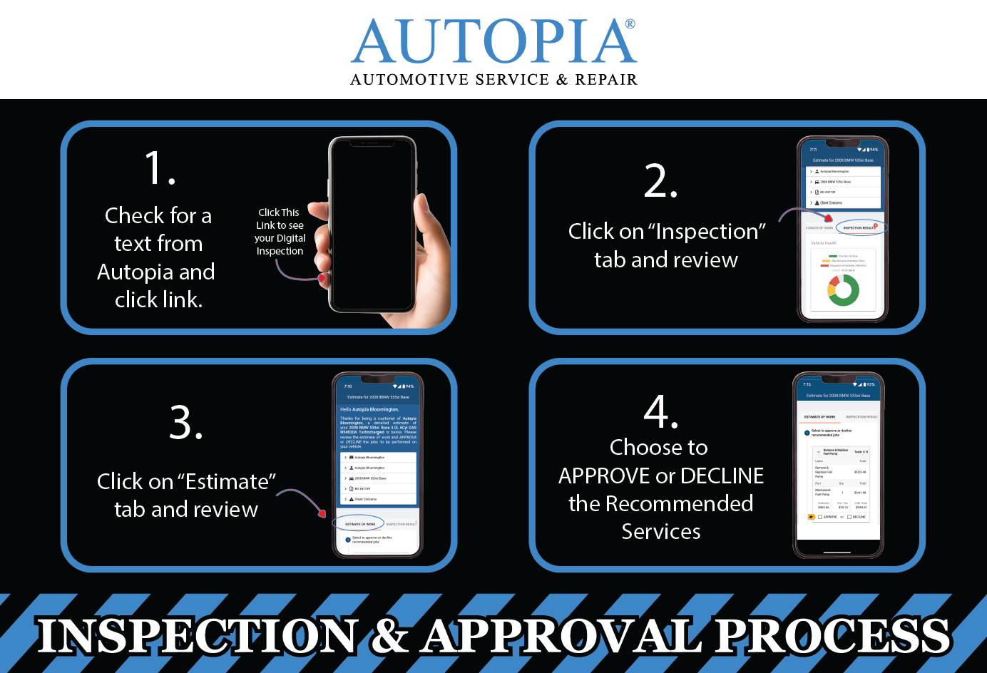 Our Services Process | Autopia Auto Repair - Bloomington