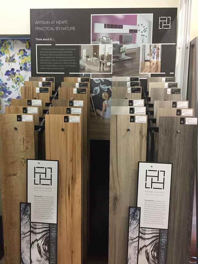 A Display of Different Types of Wooden Flooring — Bayside Carpets & Flooring in Laurieton, NSW