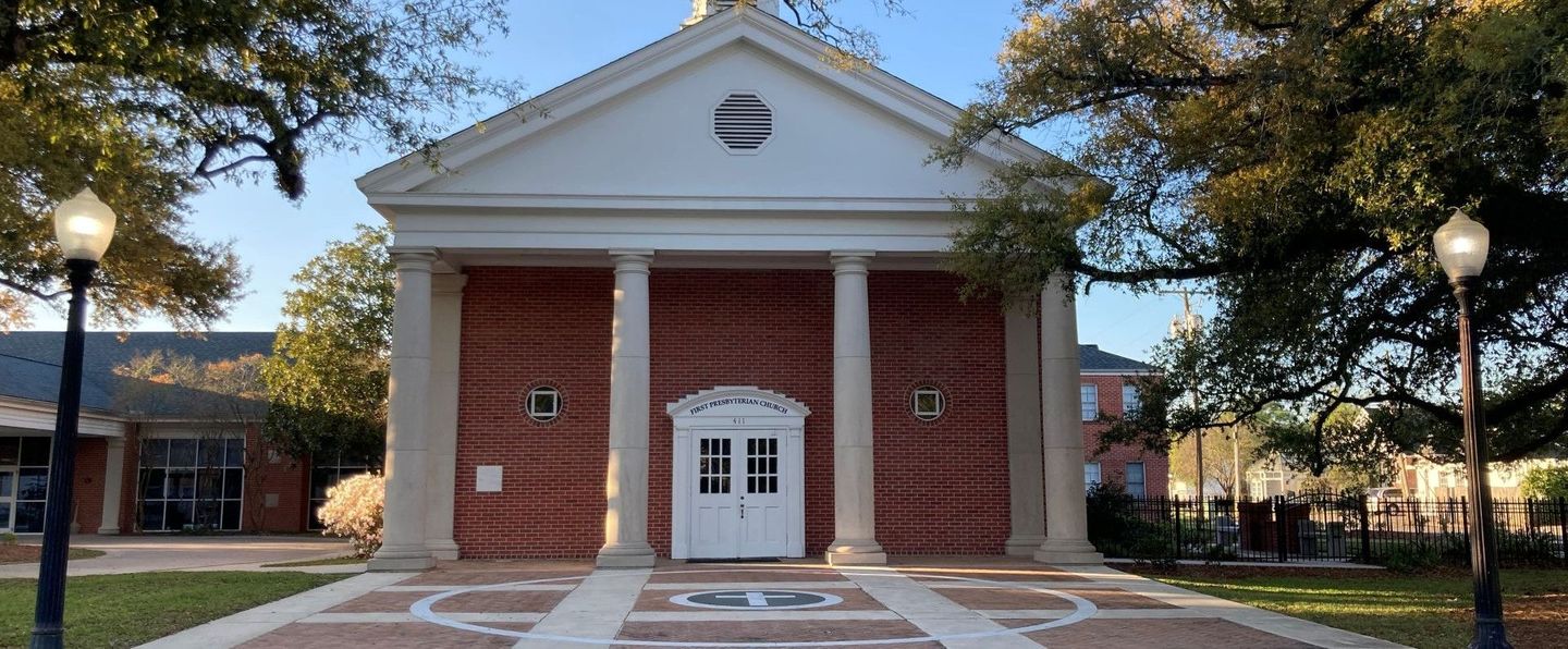Page of front of the church