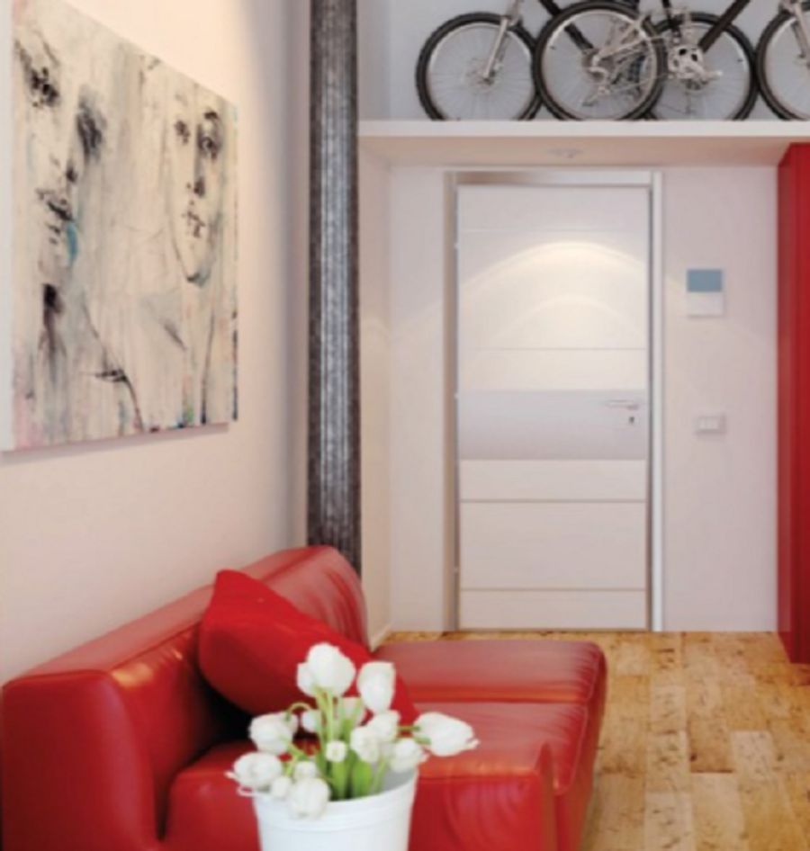 porta blindata bianca