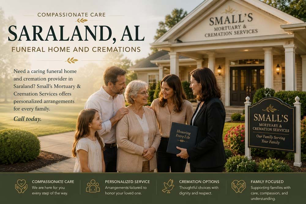 Saraland, AL Funeral Home and Cremations – Compassionate Care