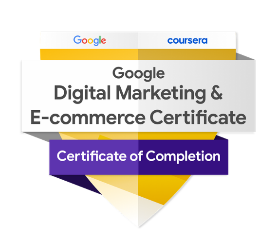 Google Digital Marketing & E-commerce Certificate badge