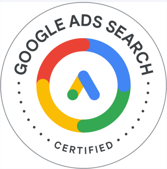 Google ADs Search Certificate badge