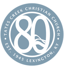 The logo for tates creek christian church in lexington ky