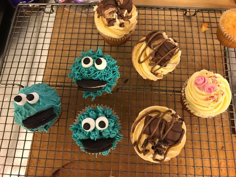 lovely cupcakes made by trainees at Sweet Surprise