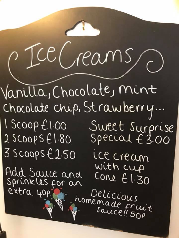 Our Menu at Sweet Surprise