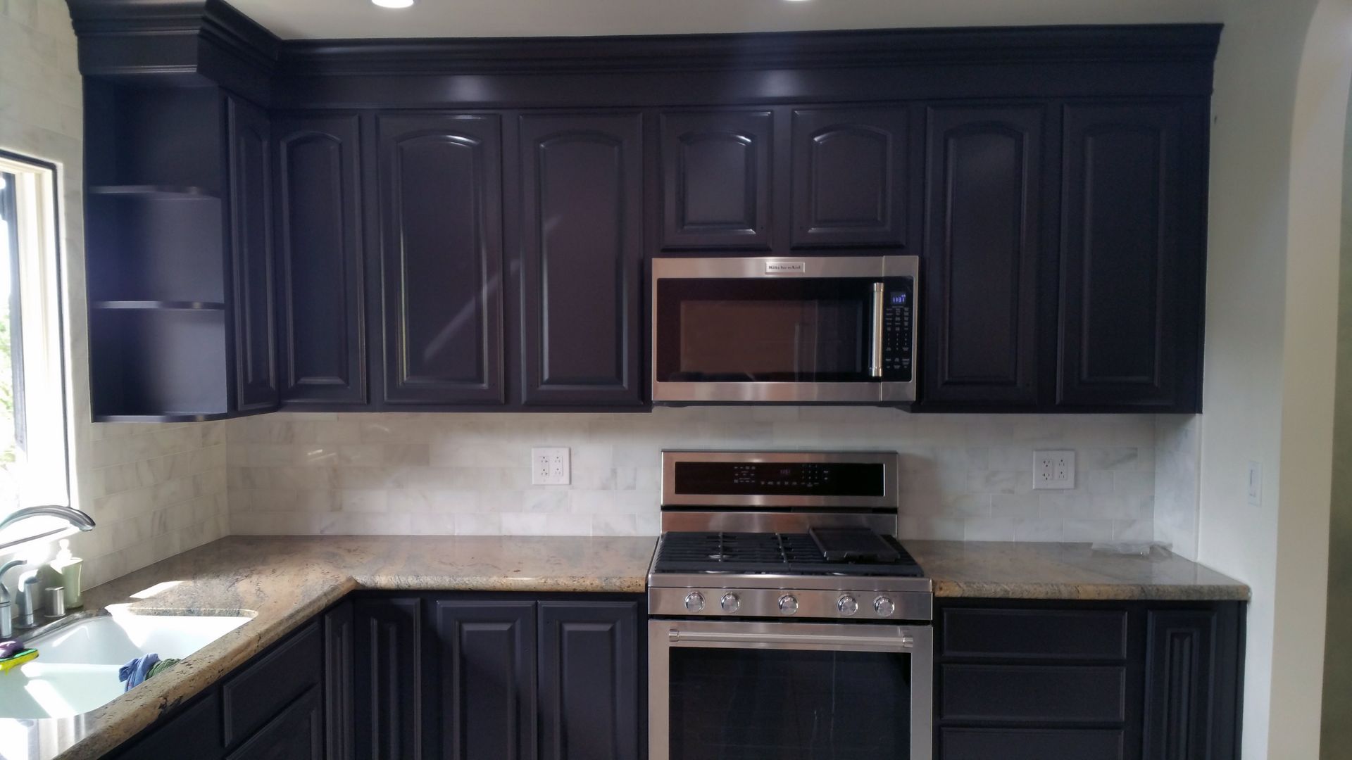 cabinet refinishing, cabinet painting