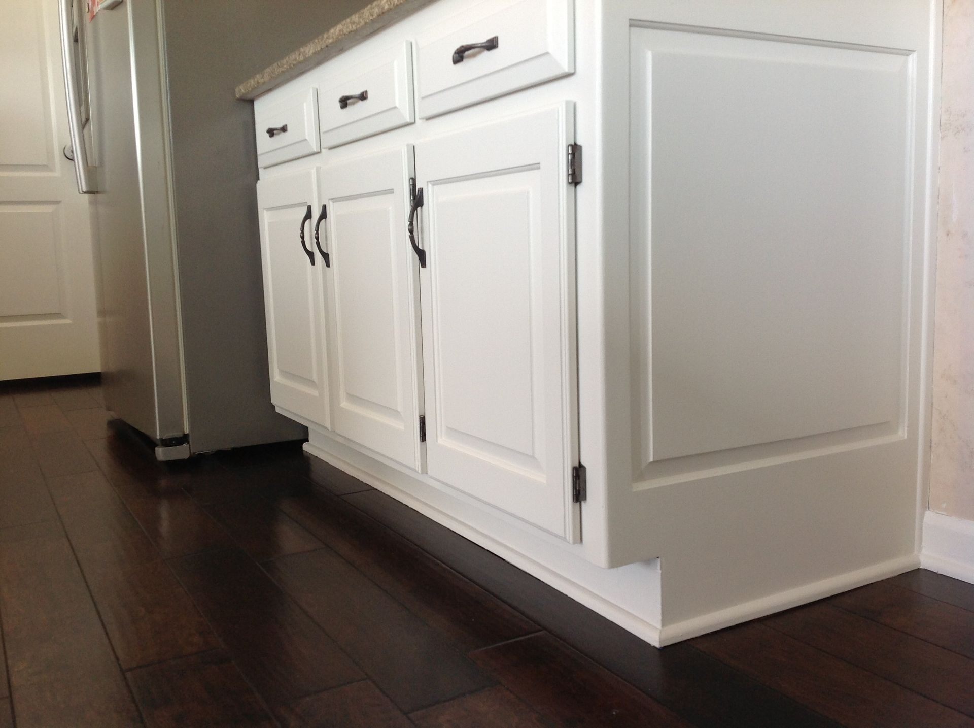 cabinet painting, cabinet refinishing