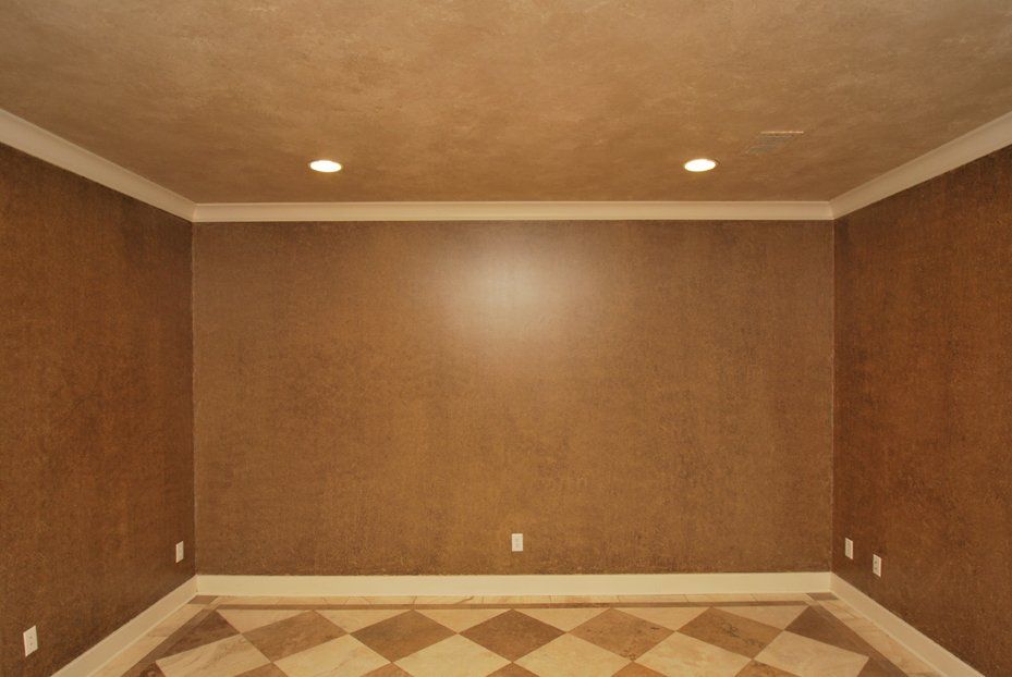 metallic faux finish, metallic painting, faux fresco