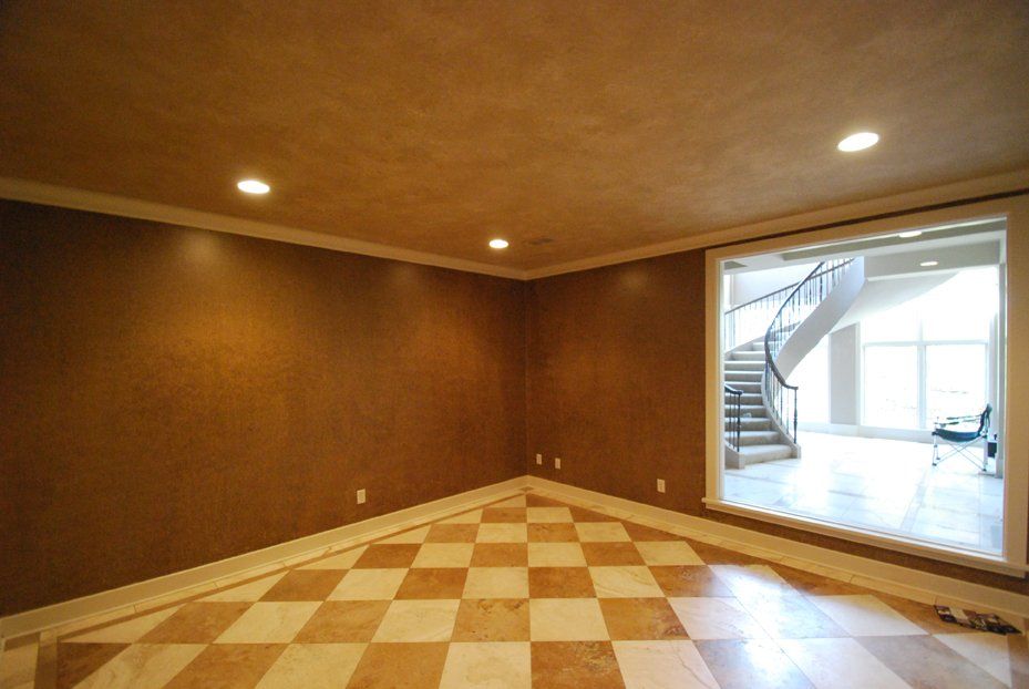 metallic faux finish, metallic painting, faux fresco