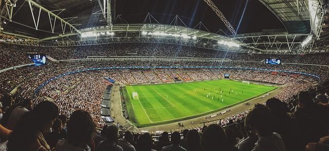 Picture of World Cup 2026 football stadium full of supporters