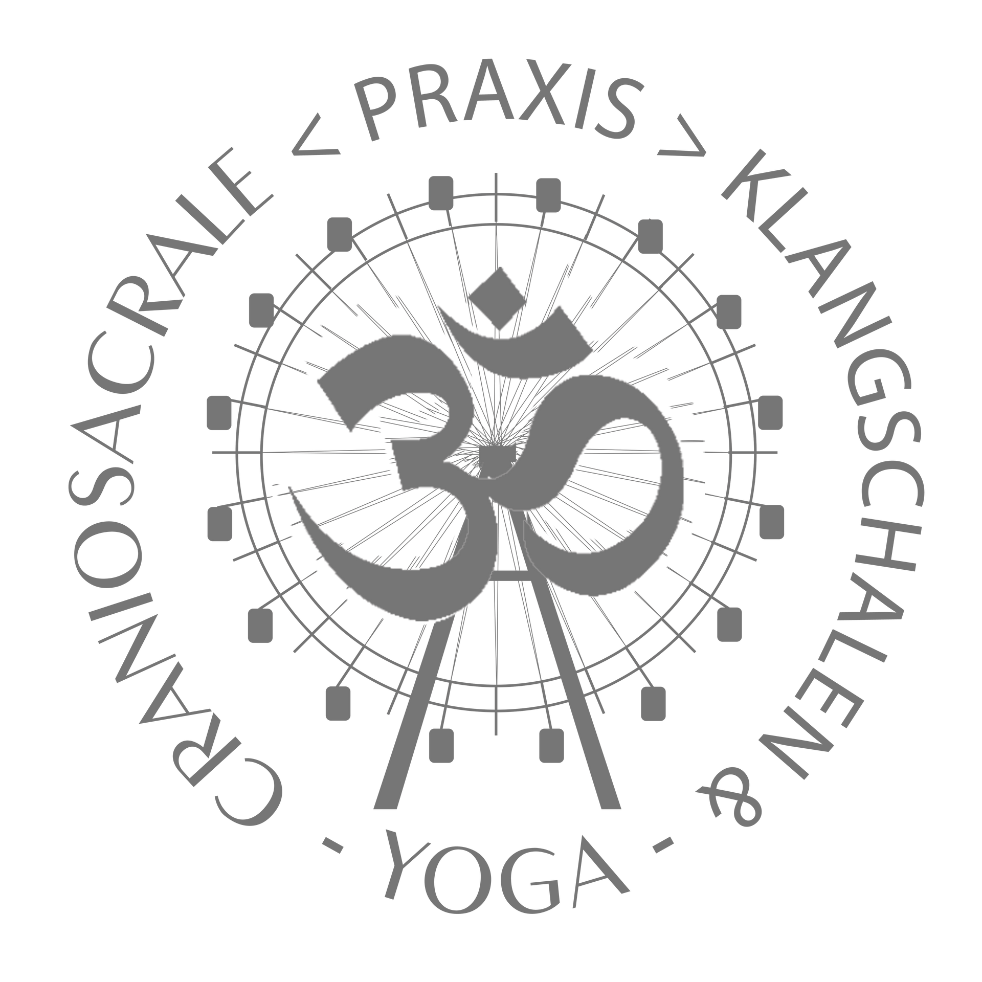 Craniosacrale Praxis, Klangschalen und Yoga (Logo)