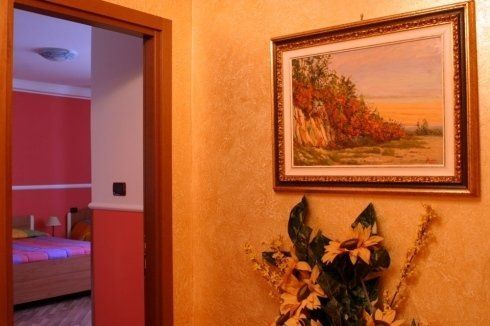 vista della stanza dal corridoio