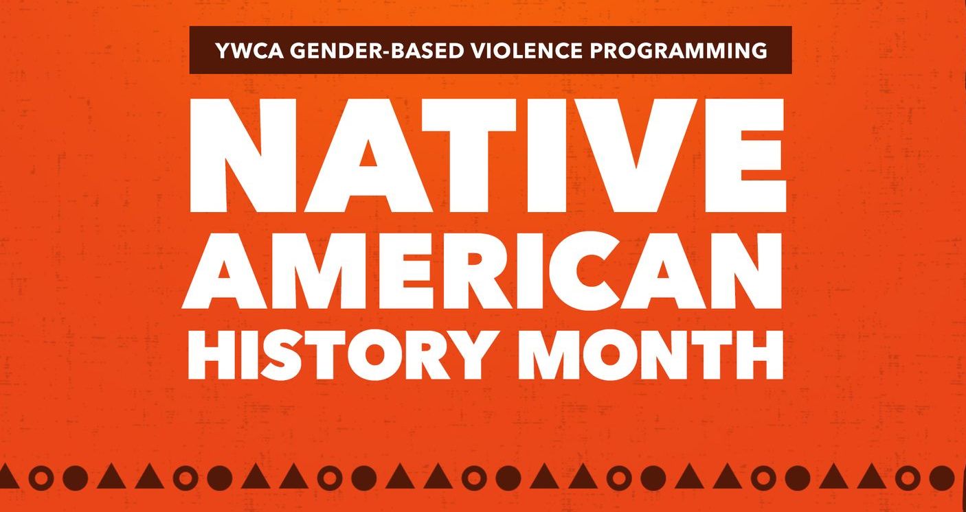 a poster that says native american history month on it
