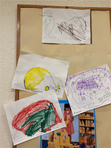 Work from YWCA Richmond Childcare Center - Art work