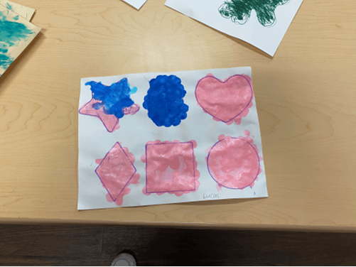 Work from YWCA Richmond Childcare Center - Watercolors