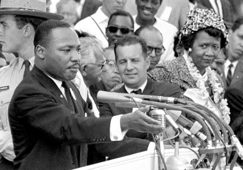 Martin Luther King with Dr. Dorothy Height at March on Washington