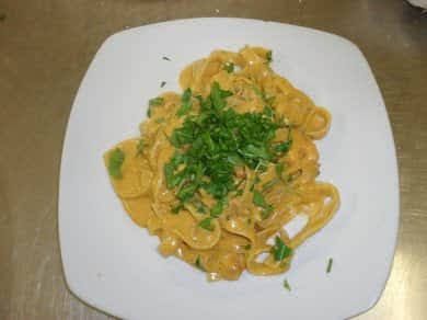 tagliatelle al salmone