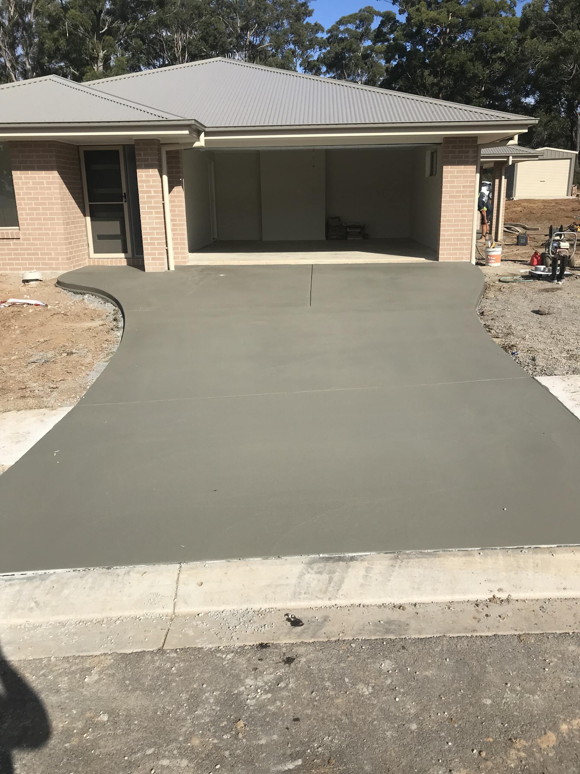 Concreting Driveway — Port Macquarie concreting in Dunbogan, NSW
