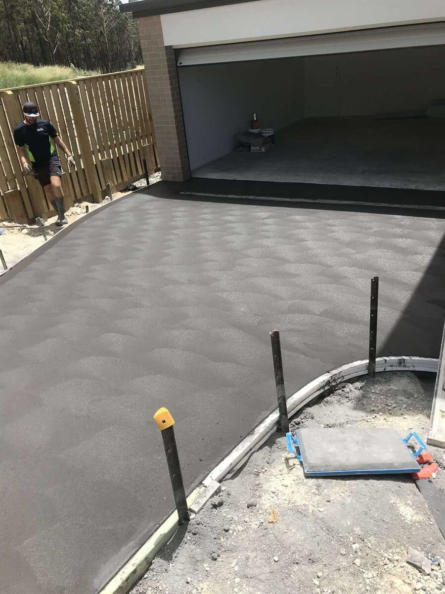 Concreting at the Garage — Port Macquarie concreting in Dunbogan, NSW