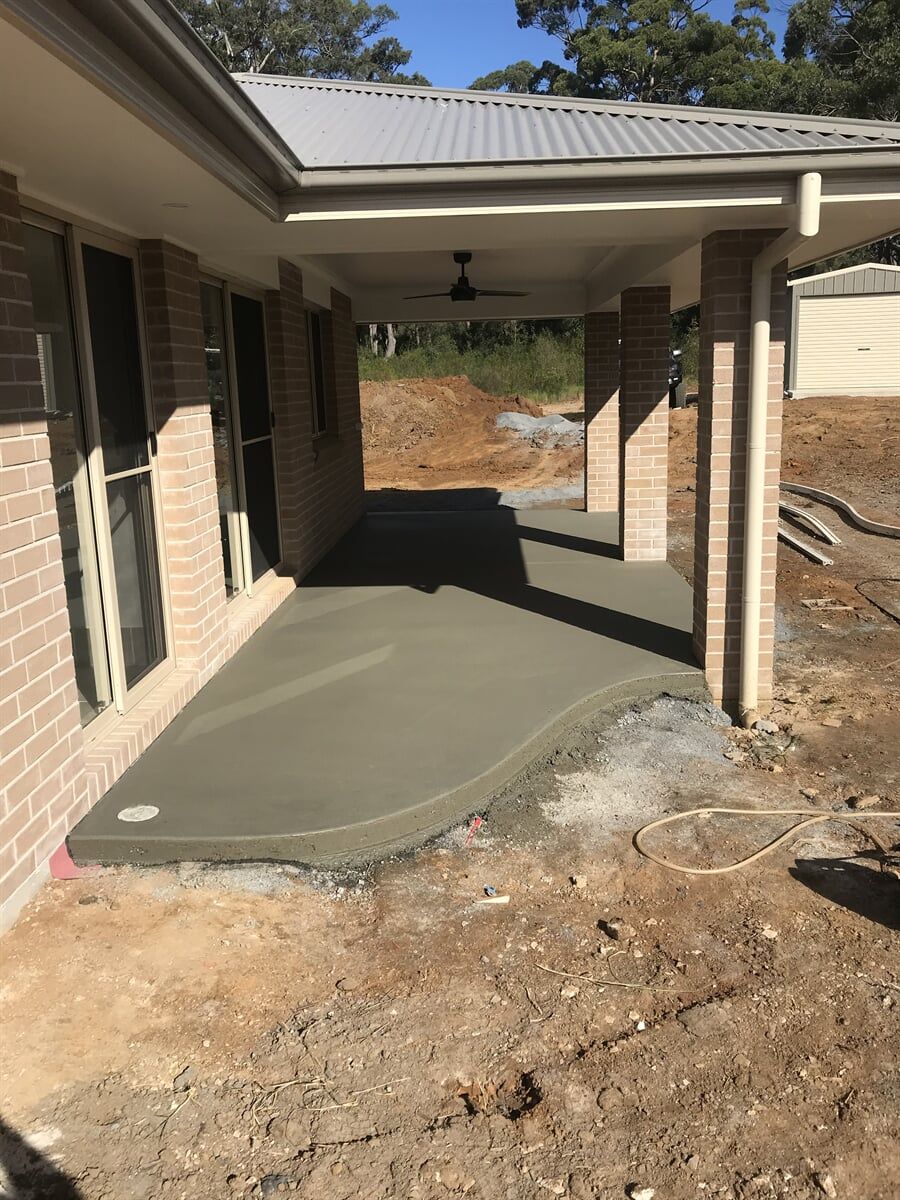 Concreting with One Man — Port Macquarie concreting in Dunbogan, NSW