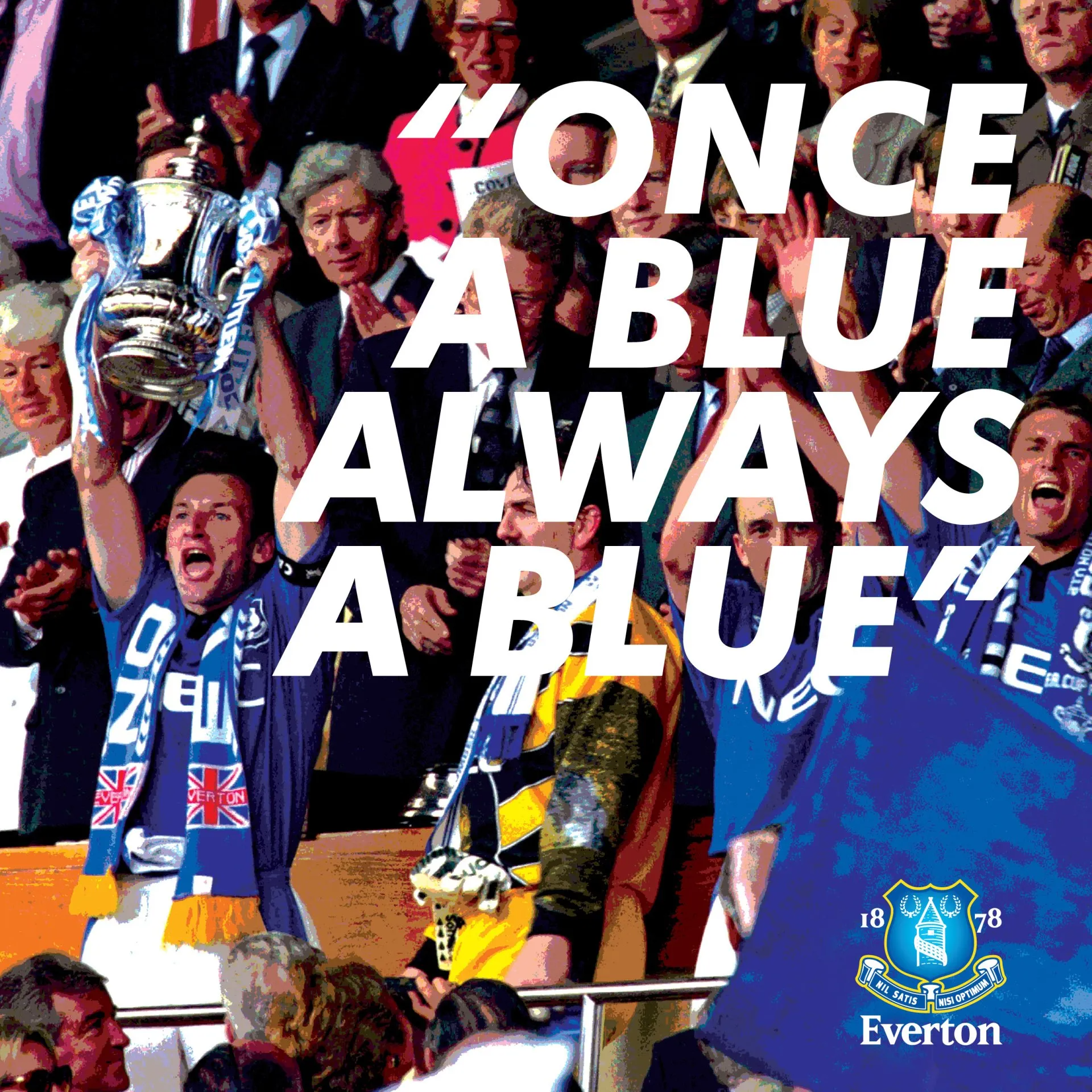 Once a blue, Always a Blue Everton Football Club book by Mark Currie