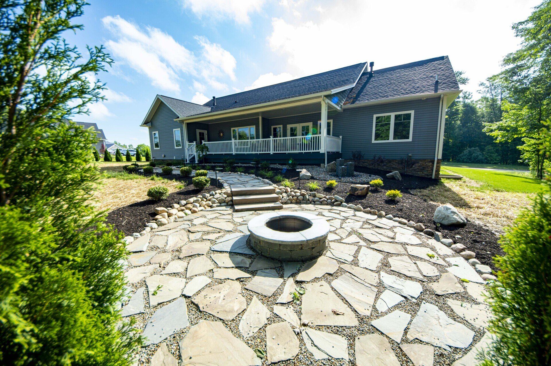 Finished Patio and Fire pit project