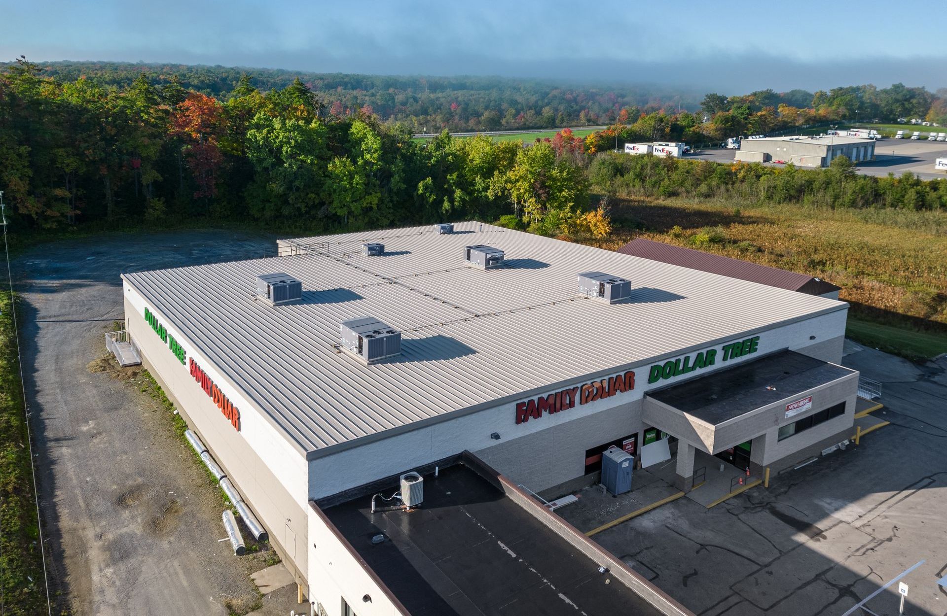 The best way to re-roof a commercial or industrial building without removing the old roof. 