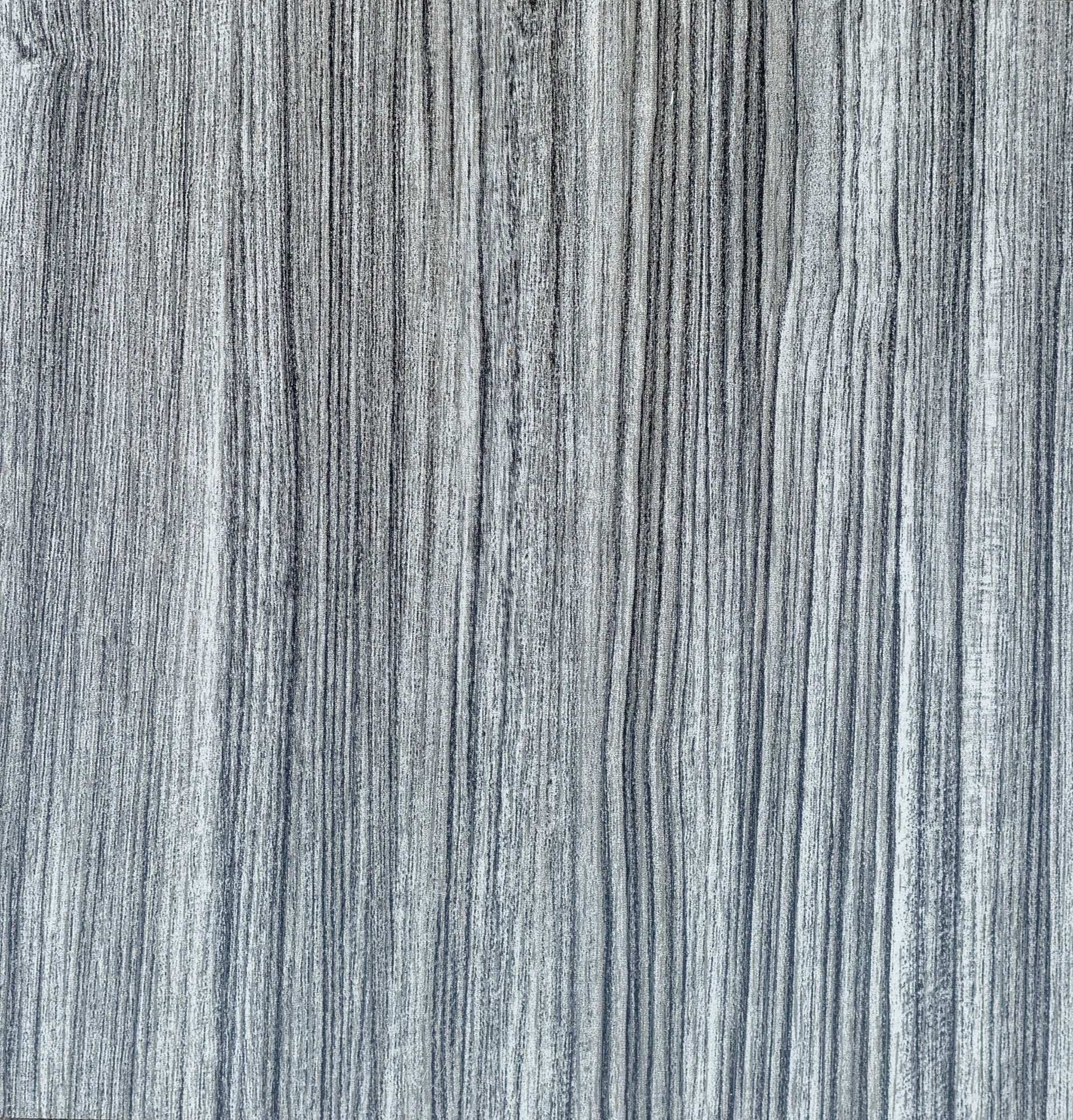 Vertical wood grain pattern in shades of gray.