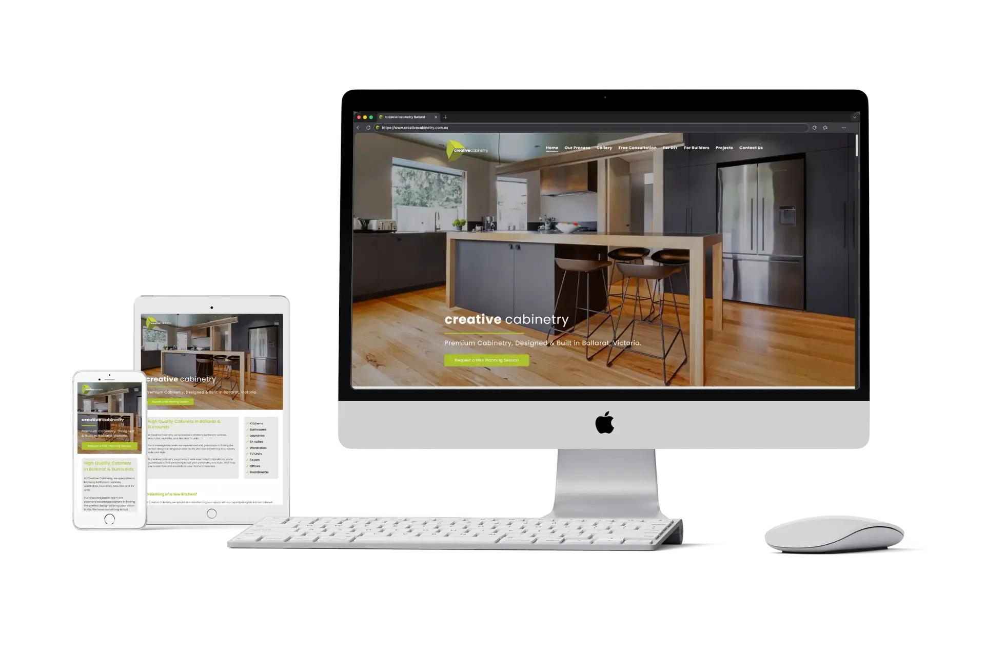 Creative Cabinetry is a Ballarat-based cabinet maker specializing in custom cabinetry solutions.