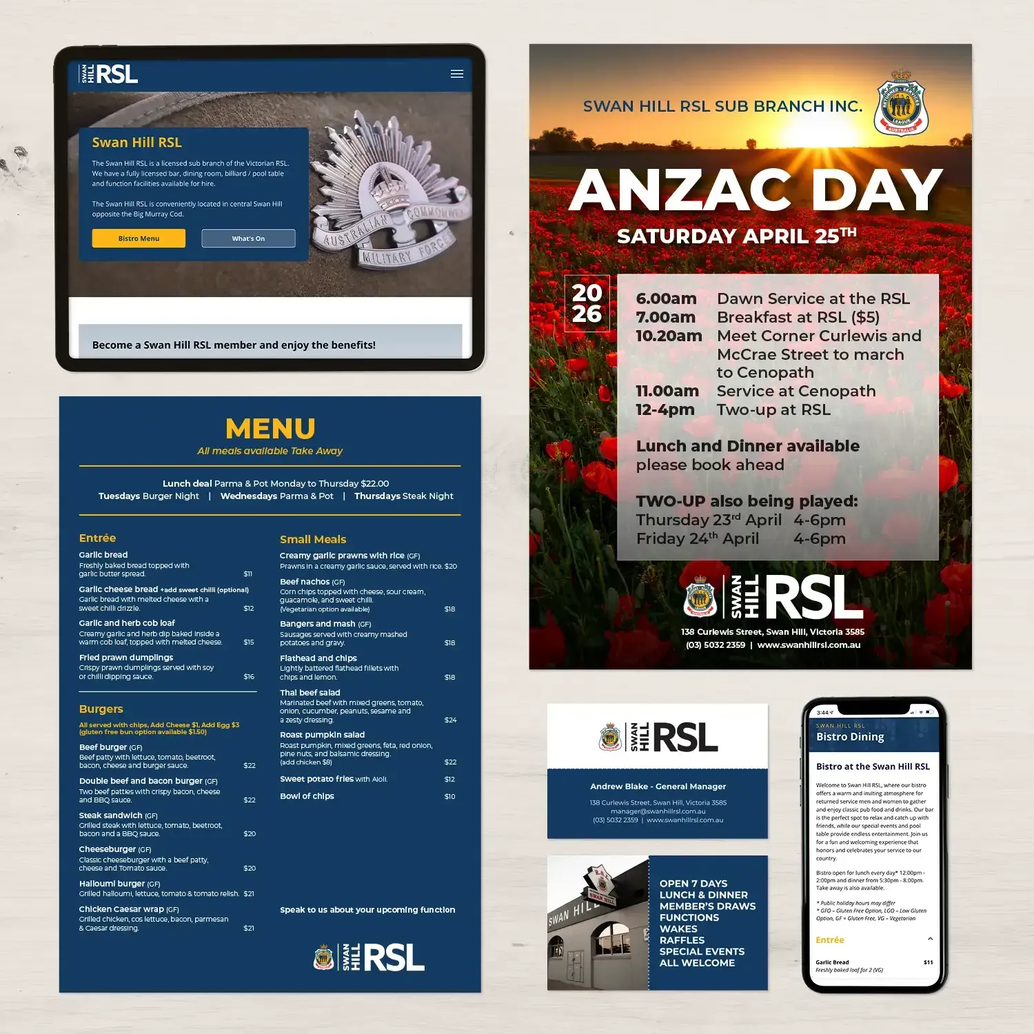 M Group Marketing helped Swan Hill RSL communicate to their existing members and to attract new members.