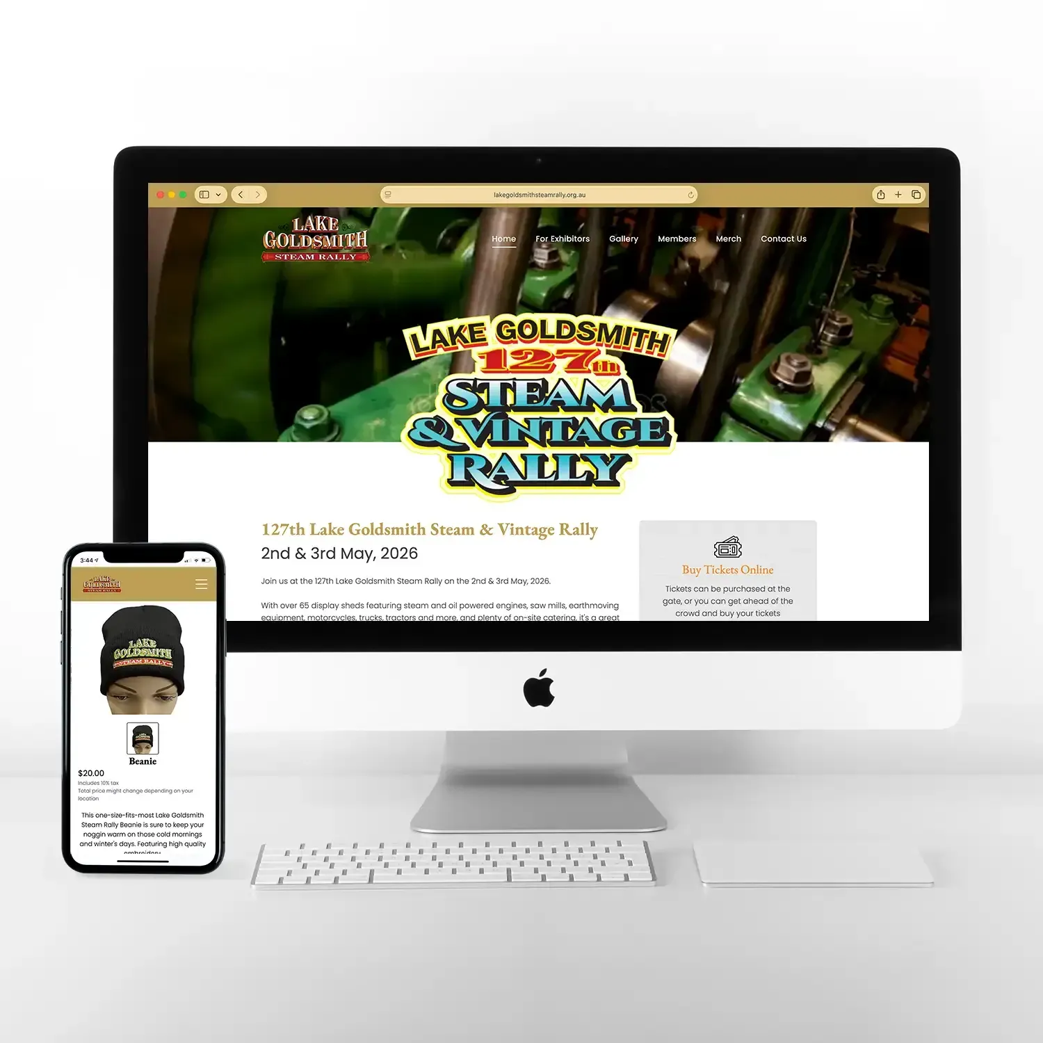 The Lake Goldsmith Steam Rally is one of Australia’s longest-running heritage events, celebrating steam-powered machinery and engineering history.