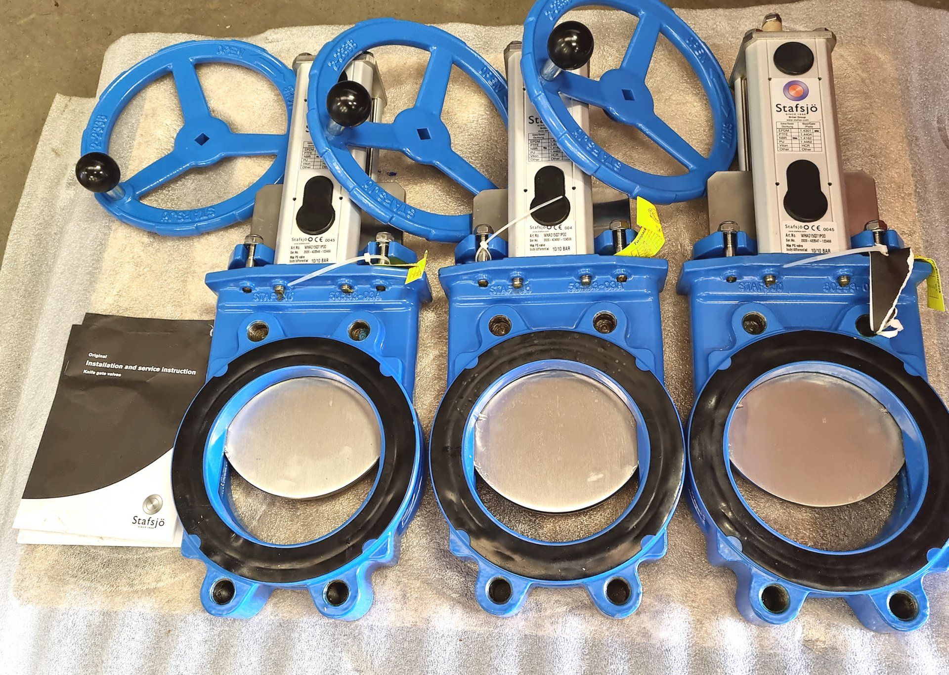 EBRO Stafsjö Knife Edge Gate Valves