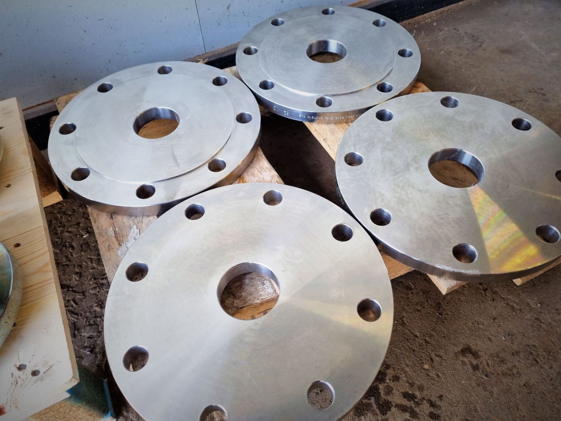 Machined 316 SS Dairy Flanges