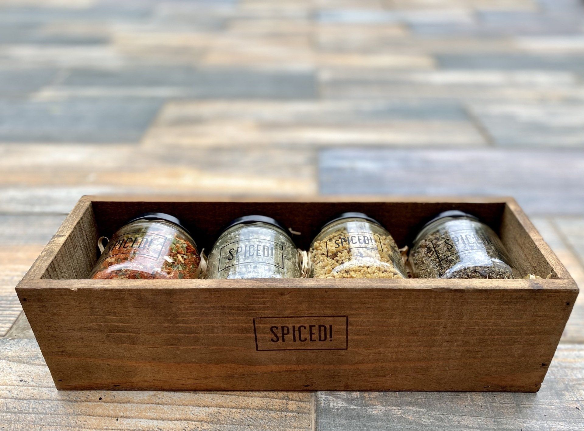 Caja con 4 Mezclas de Especias Artesanales | Spiced México