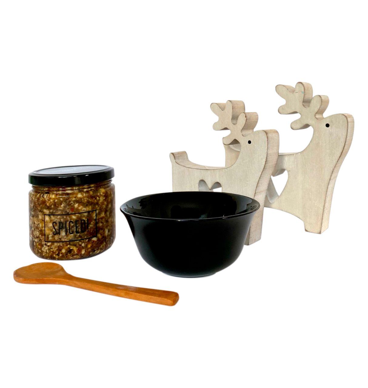 Set de Feta Chico con Bowl Negro y Cuchara | Spiced México