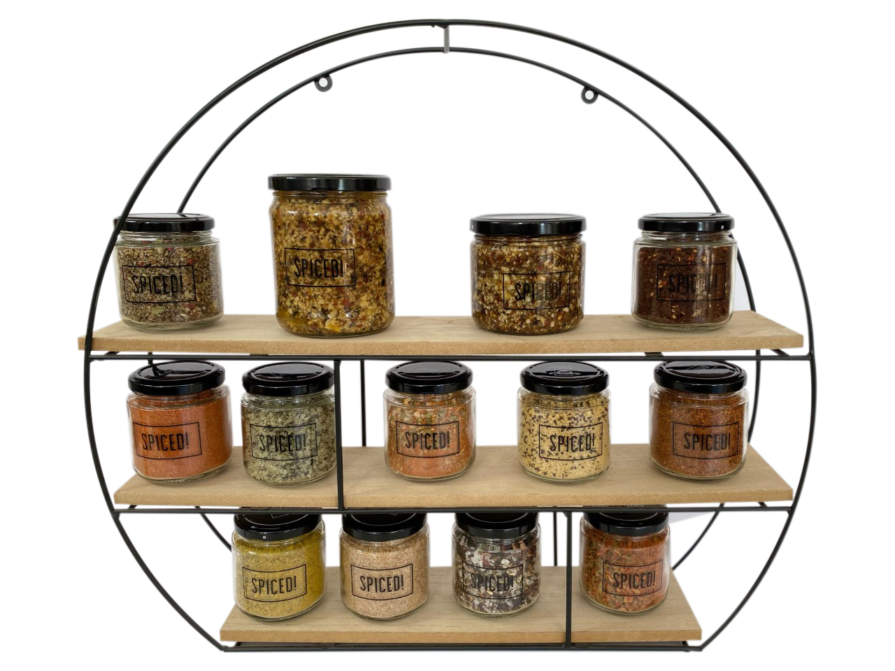 Rack con 11 Mezclas de Especias y Set de Feta | Spiced México