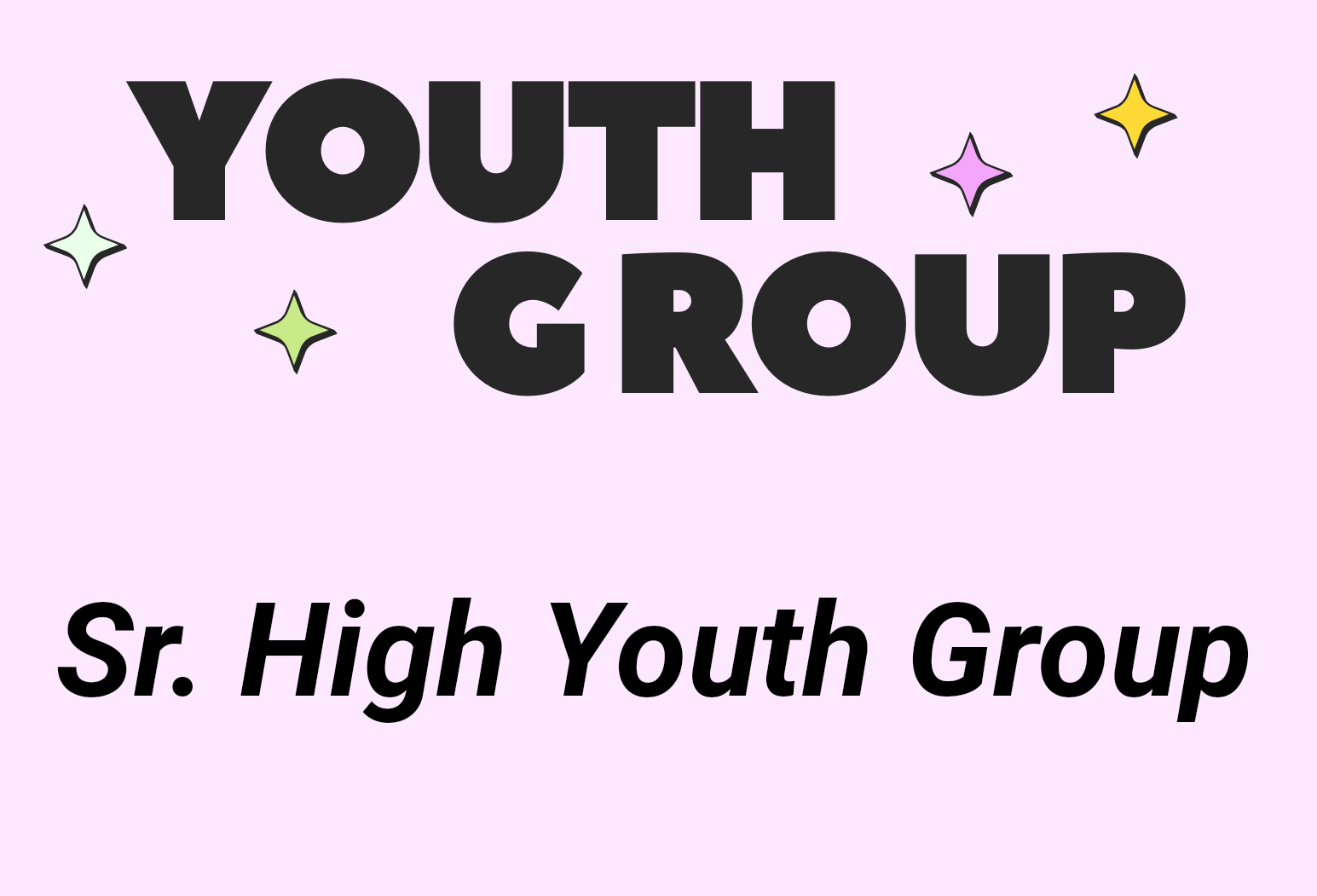 Sr. High Youth Group