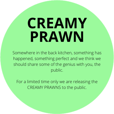 Creamy Prawn — Bella M Pizzas in Bundaberg North, QLD